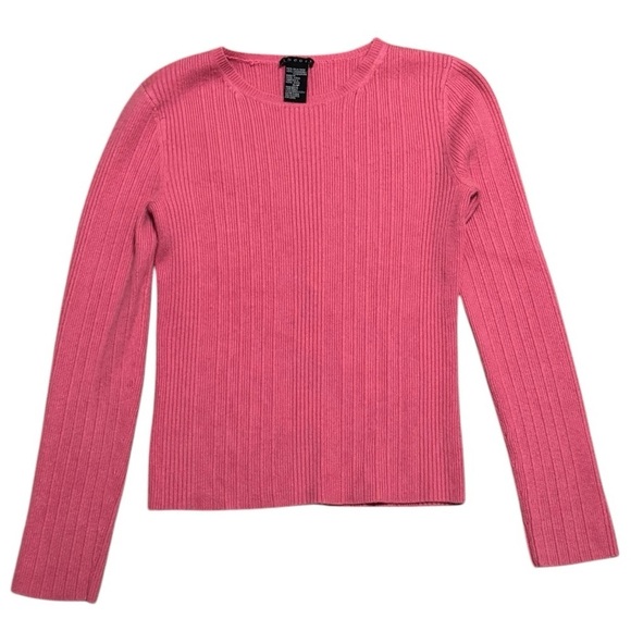 Theory Sweaters - THEORY Pink Sweater Silk Cashmere Size S Soft Party Casual Work Luxury Textured